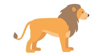Majestic Lion Illustration