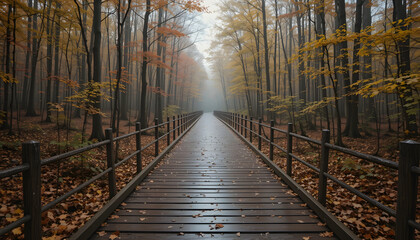 morning in the forest