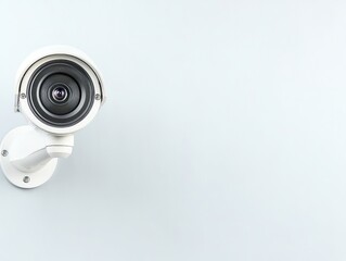 Vintage Camera on Minimalist White Background