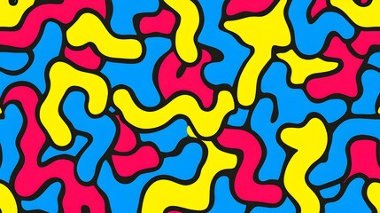 Abstract Shapes: Vibrant Color Design