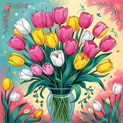 Happy Mothers Day Celebration Background