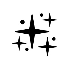 Sparkle vector icon. Shine symbol illustration. star sign or logo.