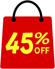 Black Friday Shopping Bag 45% OFF
