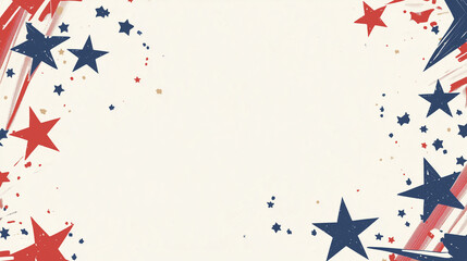 july the 4th, powerpoint background, celebration, minimalism
