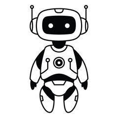 Digital Assistant Bot – Friendly AI Character Design