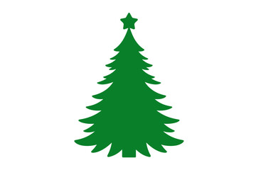 christmas tree vector illustration