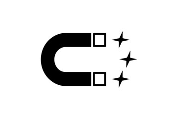 Magnet attraction power science physics concept