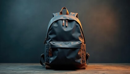Stylish backpack with built-in erasable blackboard panel , backpack, functional