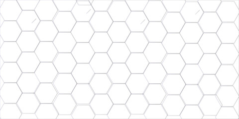 Abstract porple hexagonal pattern with seamless.. Abstract background with lines . white texture background. Futuristic abstract honeycomb technology white background.