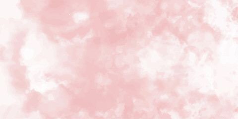 Abstract colorful background with bokeh, Delicate sepia background with paint stains watercolor texture,Beautiful watercolor painting depicting a pink and blue sky. Colorful watercolor background for 