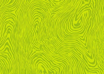Fototapeta premium Abstract pattern of swirling, undulating lines in a lime green hue.