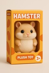 Cute plush hamster toy