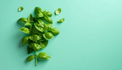 basilcollins on teal background