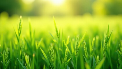 Obraz premium Refreshing breeze blowing through tall grass in a field, creating ripples and movement , vegetation, bright
