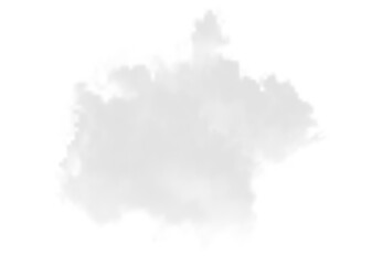 Obraz premium soft, fluffy cloudscape with realistic vapour and atmospheric haze perfect for PNG weather scenes, dreamy sky illustrations, or clean climate visuals with floating mist.