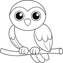 owl on branch