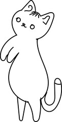 Cute Hand Drawn Doodle Cats Funny Kittens Collection