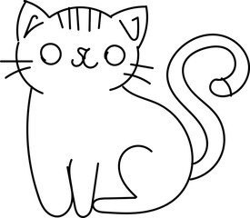 Cute Hand Drawn Doodle Cats Funny Kittens Collection