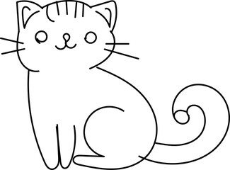 Cute Hand Drawn Doodle Cats Funny Kittens Collection