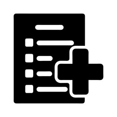 clipboard checklist icon silhouette

