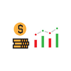 trading charts color