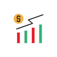 trading charts color