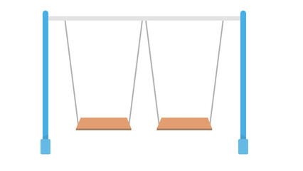 Double Swing Set Illustration