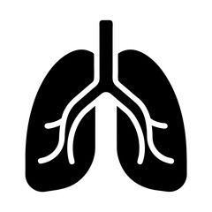 Obraz premium lungs health anatomy icon 