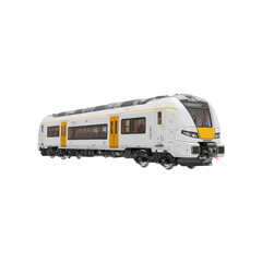 Naklejka premium Modern Electric Multiple Unit (EMU) Train - High-Speed Rail Transportation
