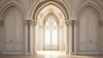Obraz premium Castle architecture building flooring design