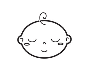 Baby Face lline art