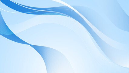 Blue and white abstract background with wavy lines suitable for design projects, web graphics, digital art, and contemporary themes.