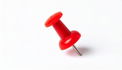 push pin isolated on white