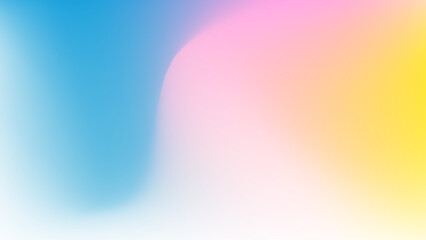 Blue, pink, and yellow gradient background suitable for design projects, social media posts, website banners, and digital art creations.