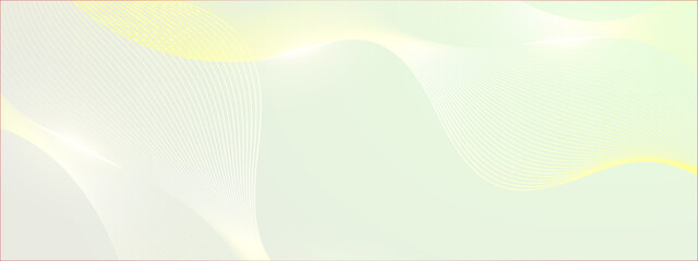 Light green and yellow abstract background with curved lines, suitable for web design, social media graphics, and digital presentations.