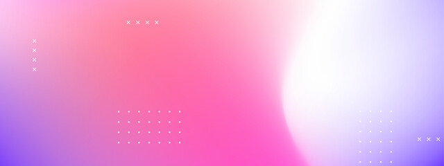 Pink and purple gradient design with white dots and crosses; perfect for backgrounds, cards, invitations, posters, and digital art projects.