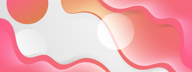Pink and white abstract background with wavy shapes suitable for feminine designs, branding, social media posts, and website headers.
