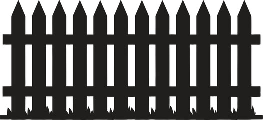garden fence icon, garden fence  vector