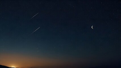 night sky with stars