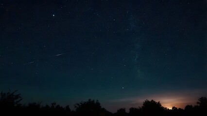 night sky with stars