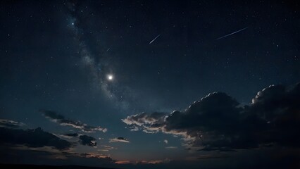 night sky with stars