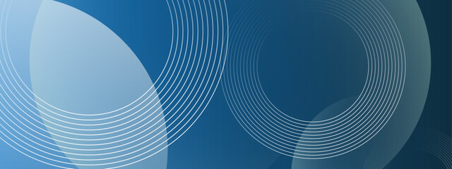 Dark blue abstract background with overlapping circles. Suitable for tech presentations, modern designs, and artistic projects. Great for digital marketing materials.