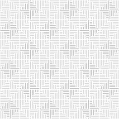 Vector seamless pattern. Modern stylish texture. Repeating geometric square tiles with thin line. Monochrome on white background. Trendy graphic design.	