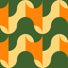 Abstract geometric seamless pattern. Minimalist geometrical ornament. Vector illustration.