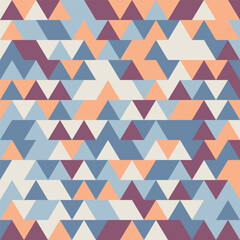 Abstract geometric background with triangle style with retro colors