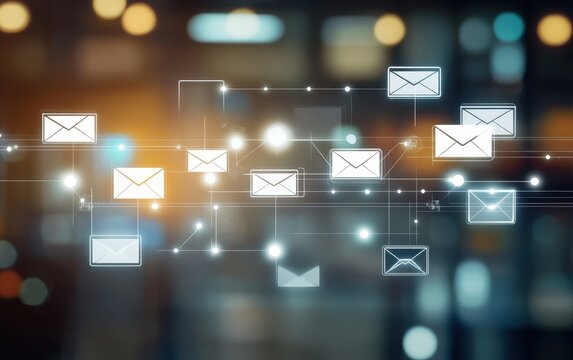 Global email network communication