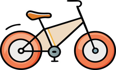 Colorful Bicycle Vector Illustration