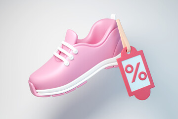shoes for sale 3D render