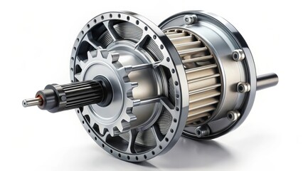 Electric bicycle motor with gear system inside the frame, e-bike motor