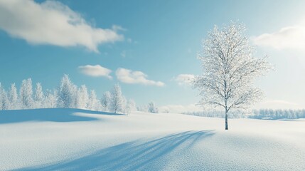 Fototapeta premium Winter wonderland landscape (2)